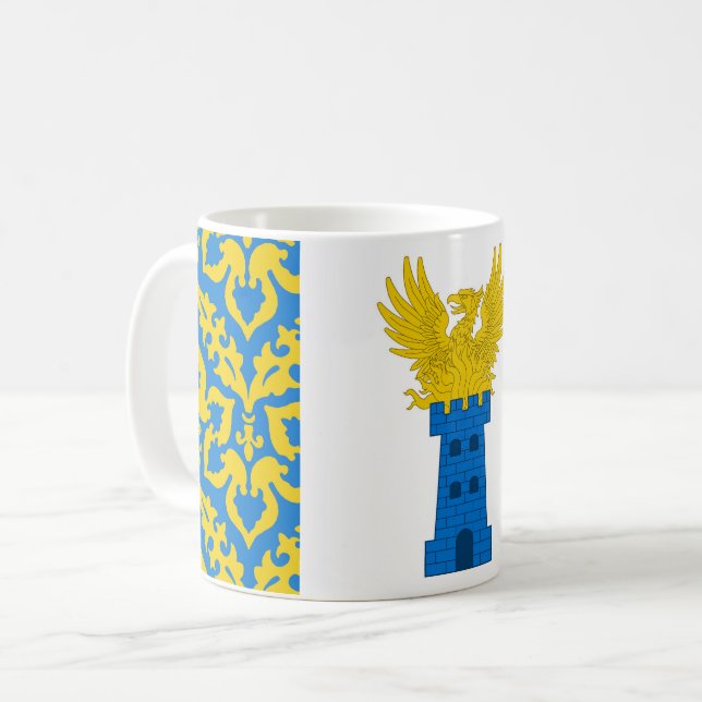 Barony of Nordwache Populace Badge Coffee Mug (Front Left)