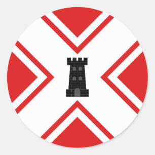 Barony of Northkeep Populace Badge Classic Round Sticker