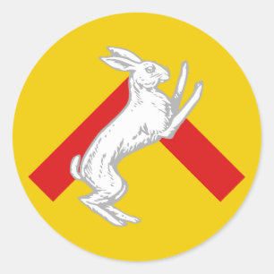 Barony of Skraeling Althing Populace Badge Classic Round Sticker