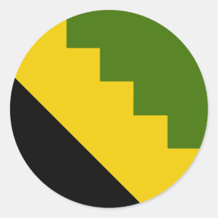 Barony of the Steppes Populace Badge Classic Round Sticker