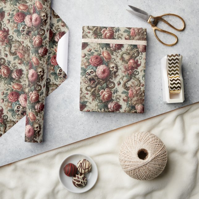 Baroque Aberration – Gothic Victorian Wrapping Paper (Crafts)