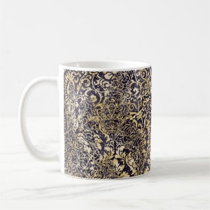 Baroque and Damask arabesque motifs ripped abstrac Coffee Mug