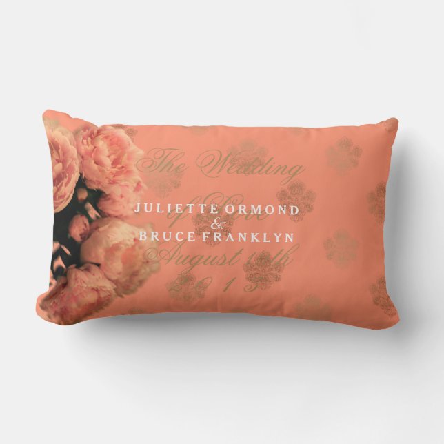 Baroque And Peonies - Pillow (Front)