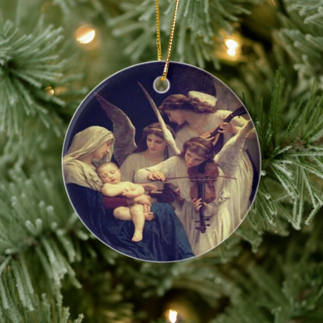 Baroque Angels Ceramic Ornament (Tree)
