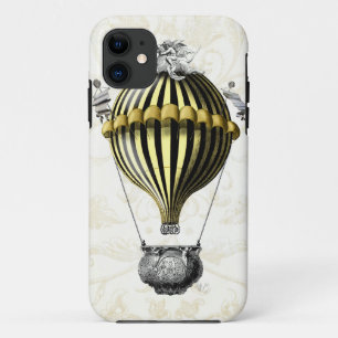Baroque Balloon Black Yellow iPhone 11 Case