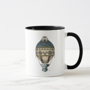 Baroque Balloon Blue & Cream Mug