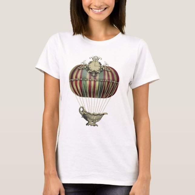 Baroque Balloon with Clock T-Shirt (Front)