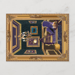 Baroque Boudoir Postcard