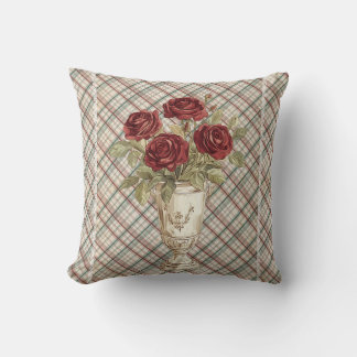 Baroque bouquet cushion