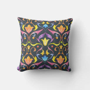Baroque Brightness: Colourful Vintage Charm. Cushion