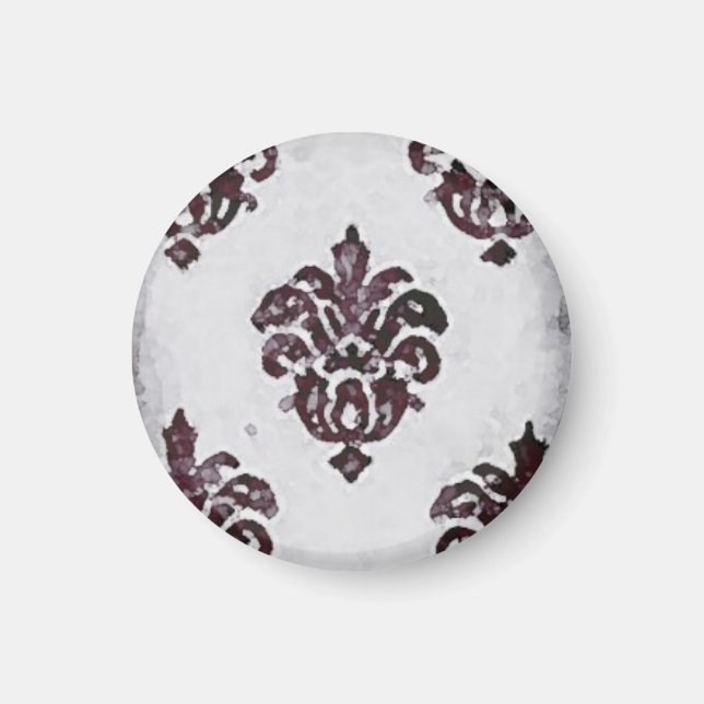 Baroque ~ Button Magnet (Front)
