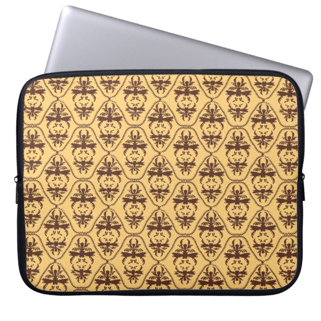 Baroque Damask #1 @ Sonoletre Laptop Sleeve (Front)
