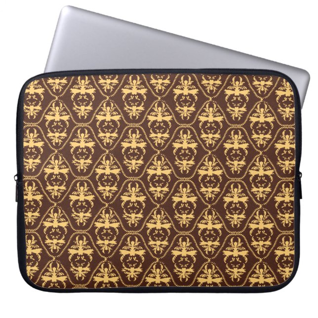 Baroque Damask #2 @ Sonoletre Laptop Sleeve (Front)