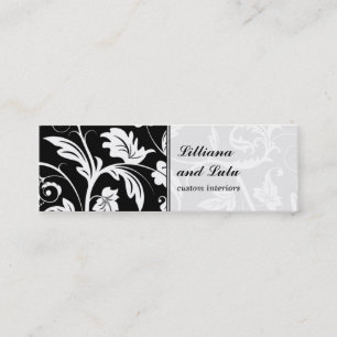 Baroque Damask Skinny Business Card