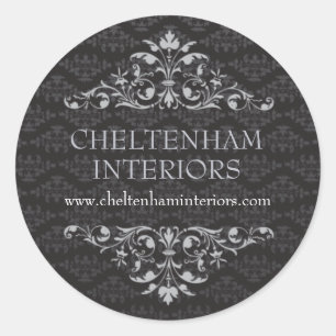 Baroque Damask Sticker