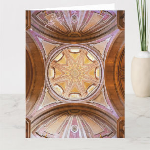 Baroque dome of the Santo Antonio de Lisboa Church Thank You Card