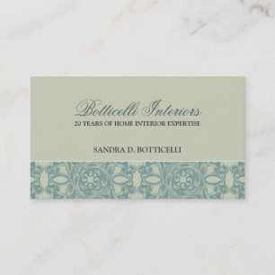 Baroque English Damask Business Card