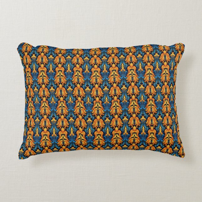 Baroque Fire and Ice Decorative Cushion (Front)