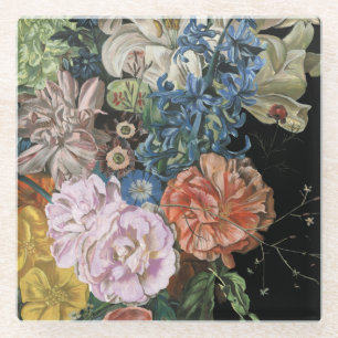 Baroque Floral - Bouquet Glass Coaster