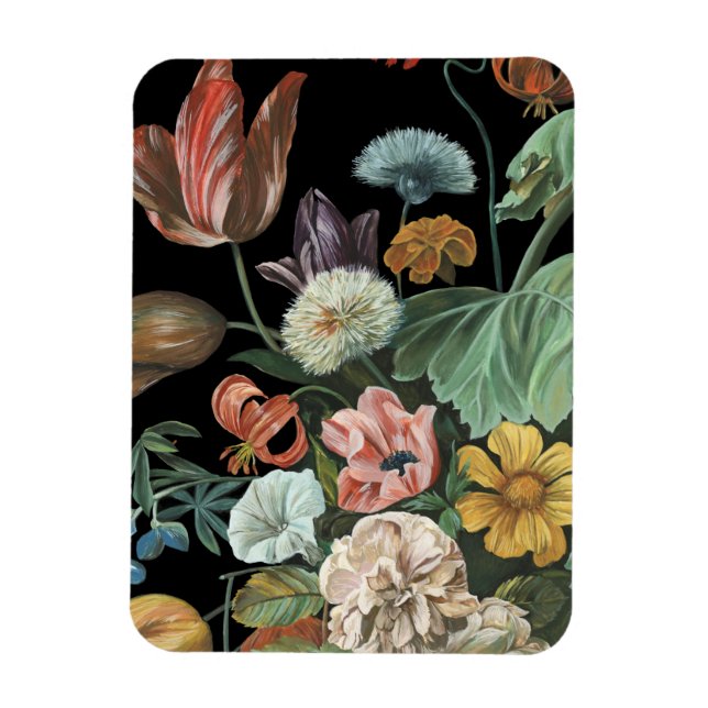Baroque Floral - Bouquet of Flowers Magnet (Vertical)