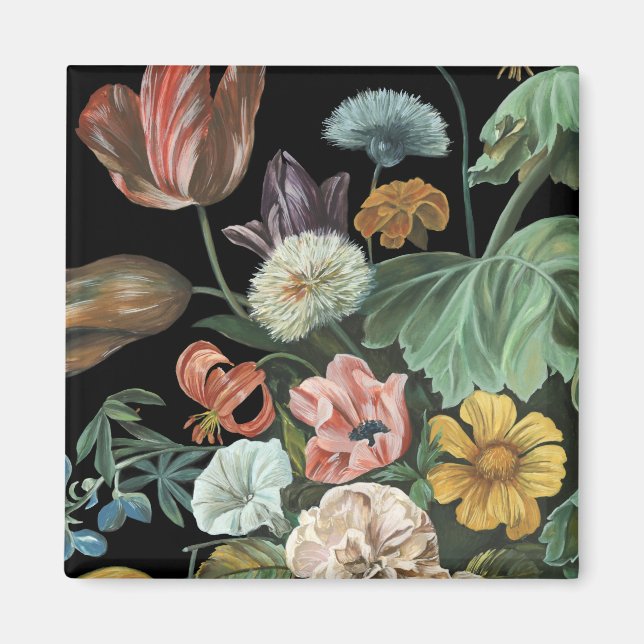 Baroque Floral - Bouquet of Flowers Magnet (Front)