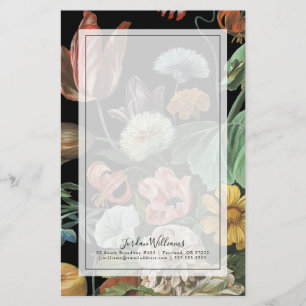 Baroque Floral - Bouquet of Flowers Stationery