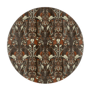 Baroque Floral: Classic Vintage Wallpaper Cutting Board