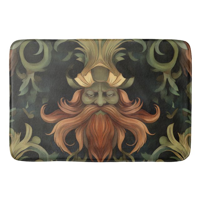 Baroque Forest Spirit Bath Mat (Front)
