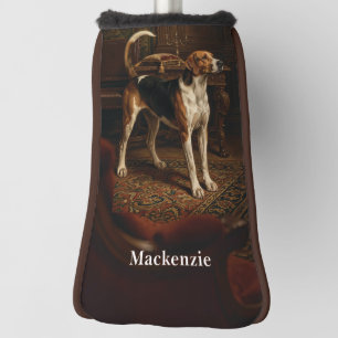 Baroque Foxhound Personalised Golf Head Cover