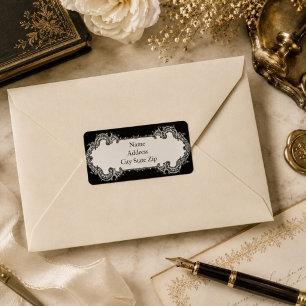 Baroque Frame Address Label