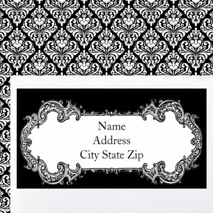 Baroque Frame Address Label