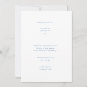 Baroque Frame Wedding Invitation