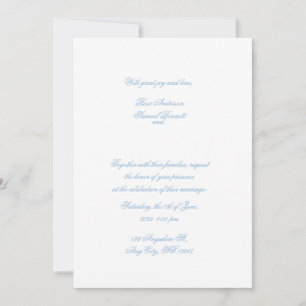 Baroque Frame Wedding Invitation