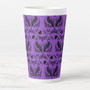 Baroque Gothic Pattern Latte Mug