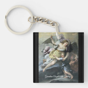 Baroque Guardian Angel Key Ring
