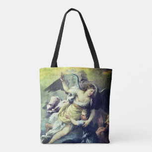 Baroque Guardian Angel Tote Bag