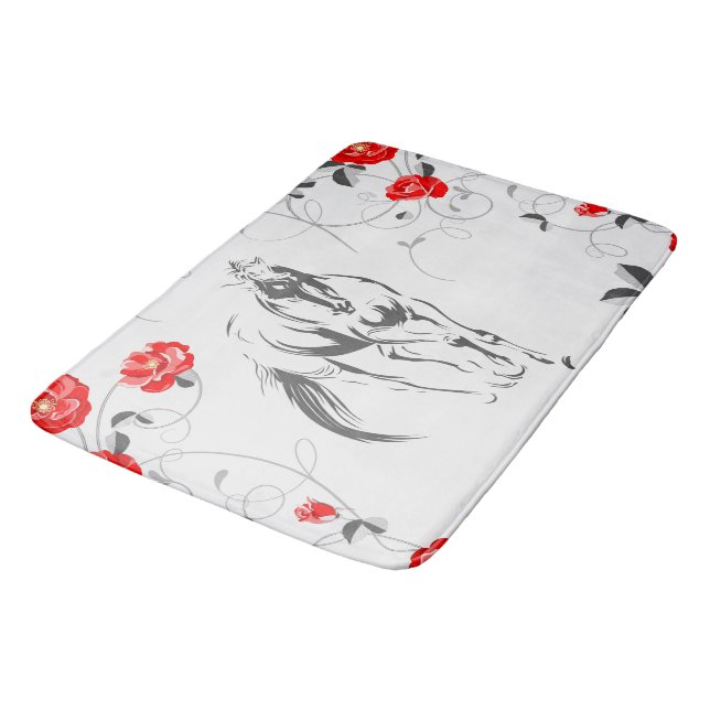 Baroque Horse Bath Mat (Angled)