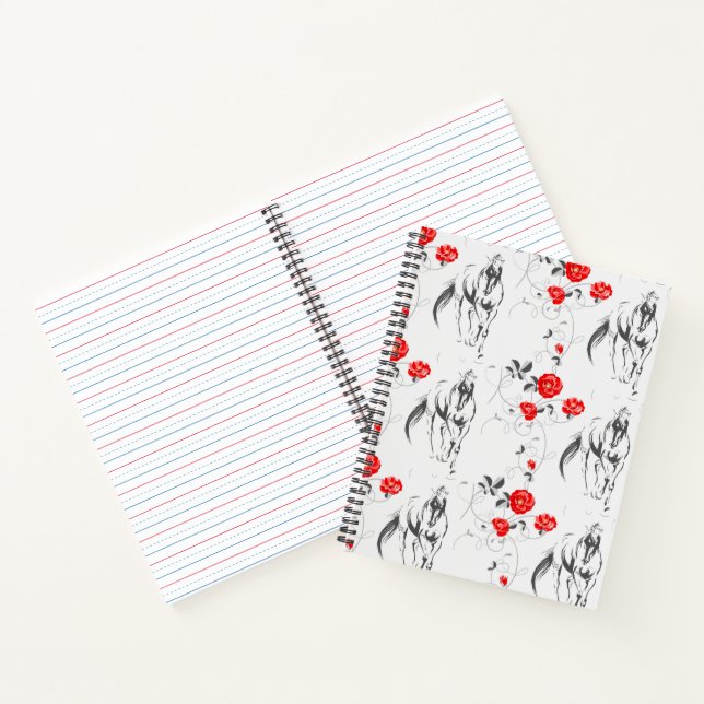 Baroque Horse Notebook (Inside)