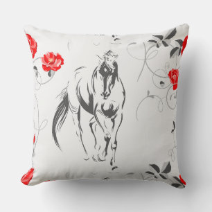 Baroque Horse Pillow