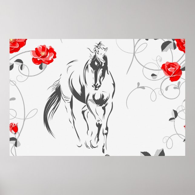 Baroque Horse Poster (Front)