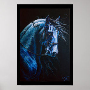 Baroque Horse Poster