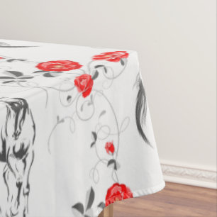 Baroque Horse Tablecloth