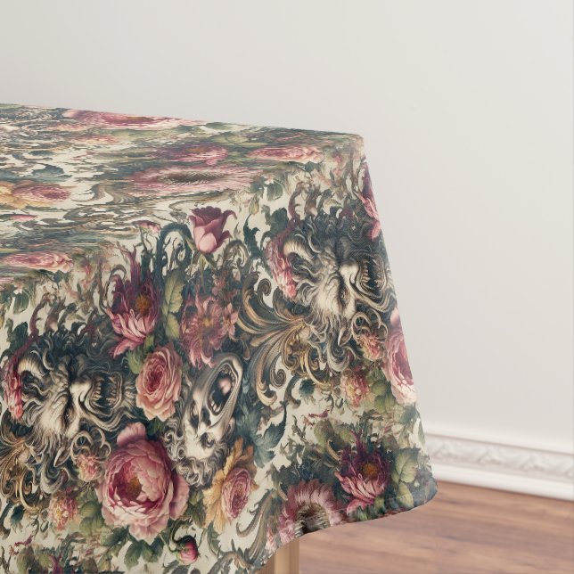 Baroque Hunger Pains – Gothic Medium Pattern Tablecloth (In Situ)