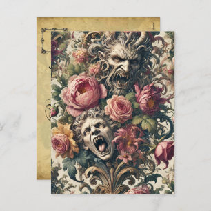 Baroque Hunger Pains – Gothic Victorian Holiday Postcard