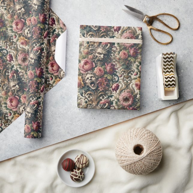 Baroque Hunger Pains – Gothic Victorian Wrapping Paper (Crafts)