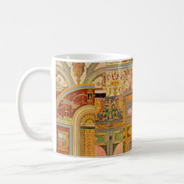 baroque Italian motifs collage Coffee Mug (Left)