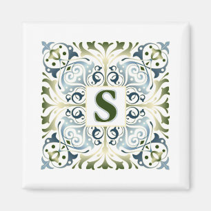 Baroque Letter S Magnet