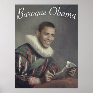Baroque Obama Poster