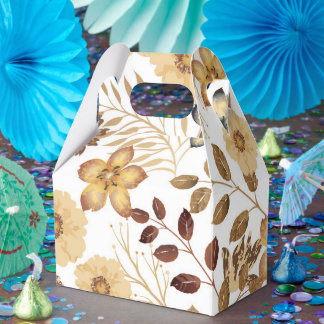 Baroque Oil Colour flowers Favour Box