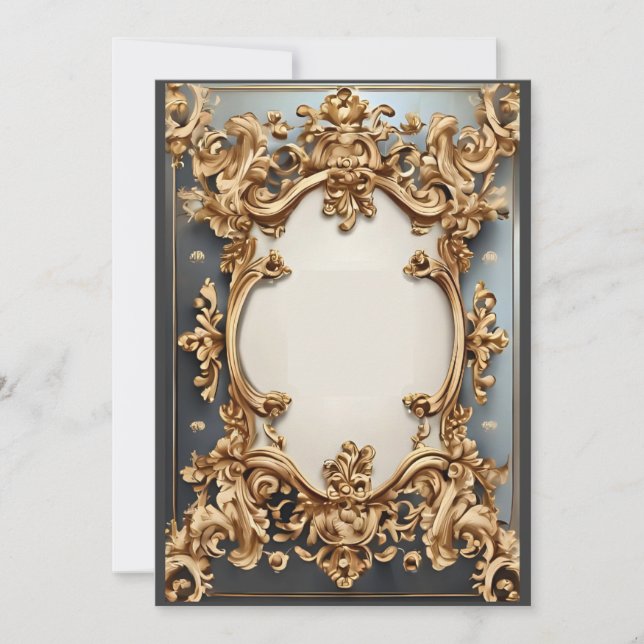 Baroque Opulence  Invitation (Front)
